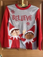 Christmas Elf On The Shelf Pajama Top Kids Youth