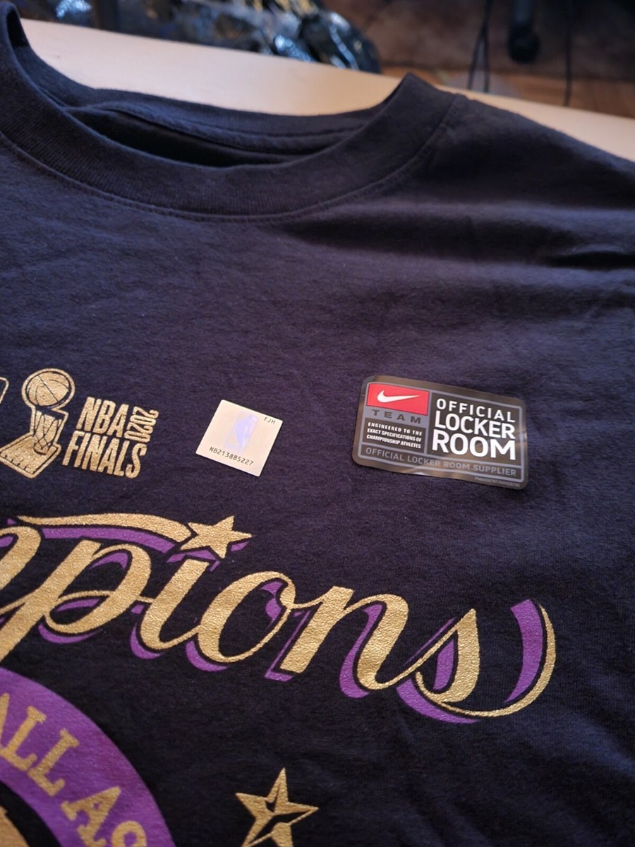 lakers championship locker room shirt