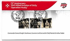 Malta 2018 CTO Presentation Pack 1943 Allied Invasion of Sicily "Operation Husky