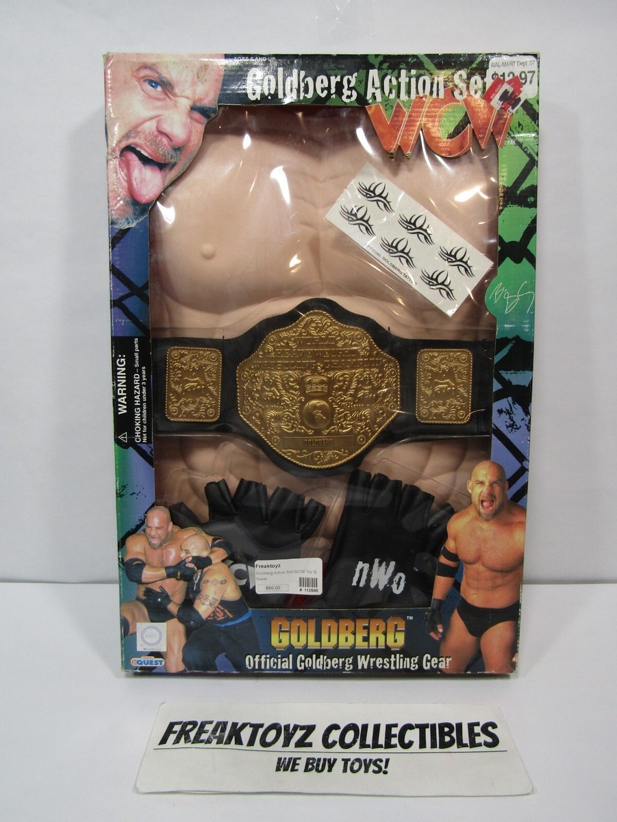 Toy Quest WCW Official Goldberg Wrestling Gear Action Set | eBay