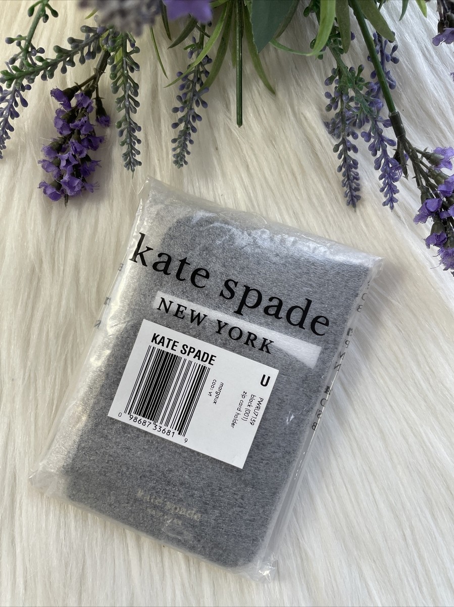 New KATE SPADE Margaux Zip cardholder wallet + keyring Black