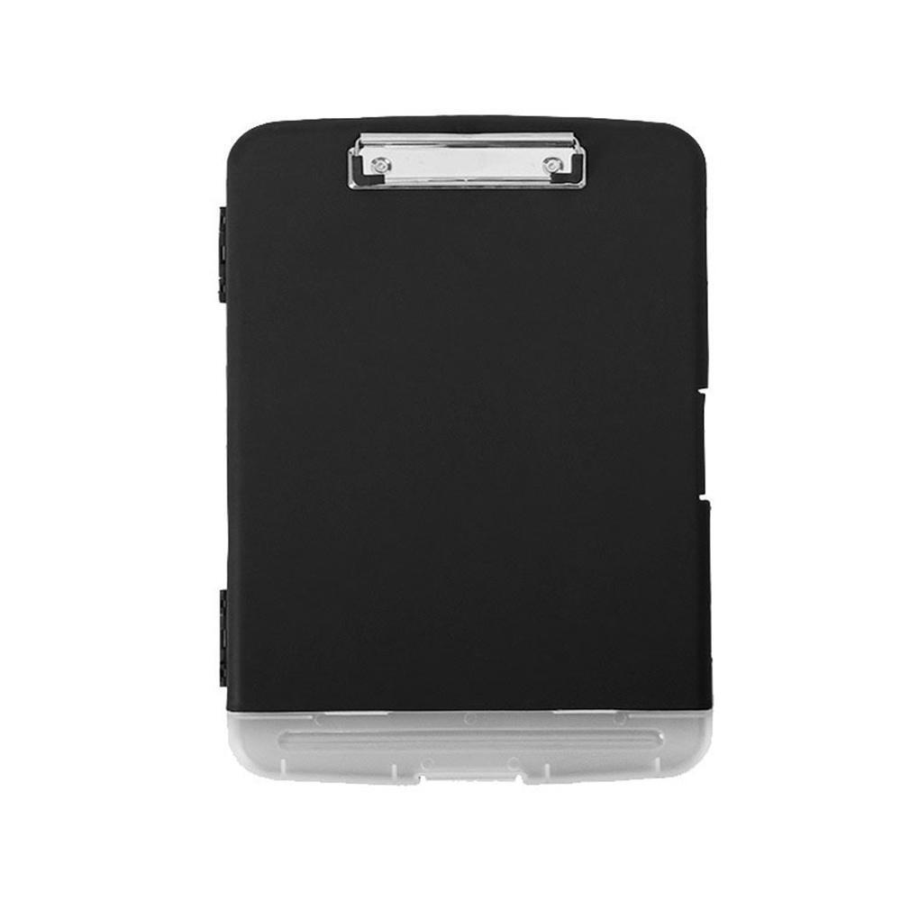 Office Writing Clipboard A4 With Storage Case Paper Clip Board Pad
