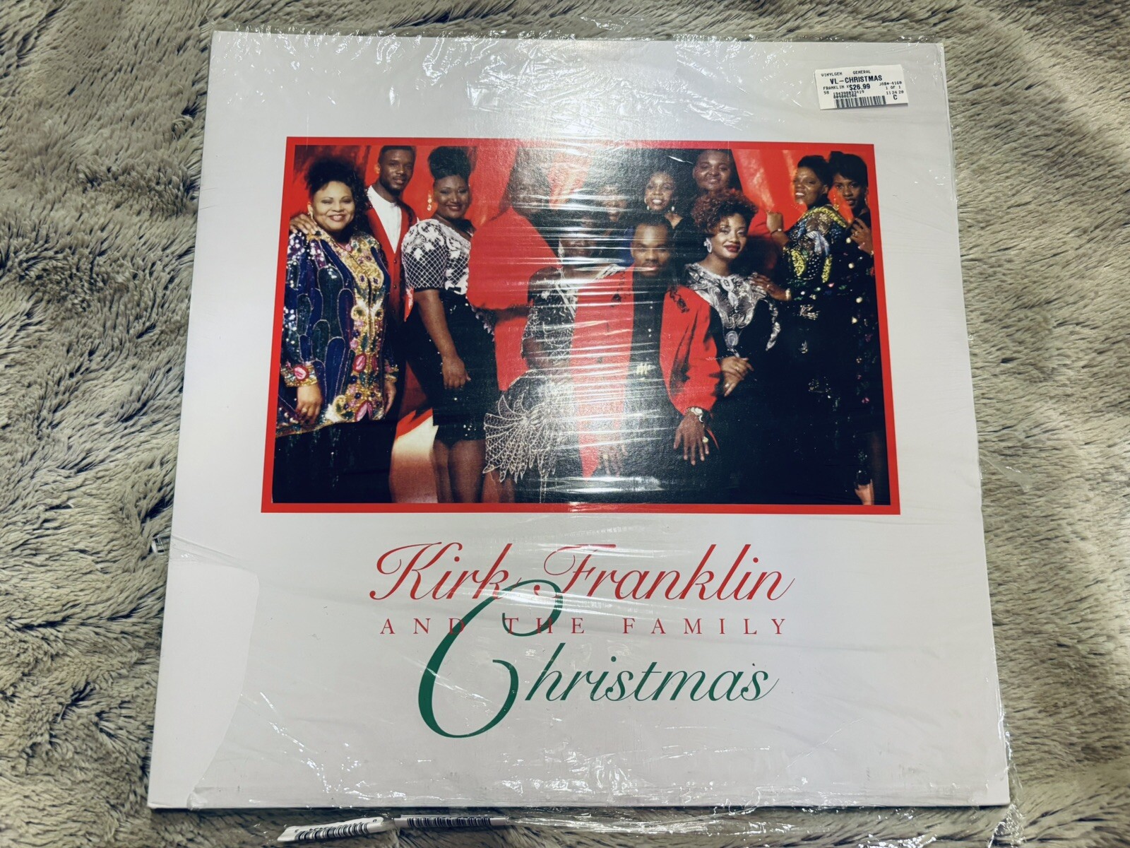 KIRK FRANKLIN AND THE FAMILY CHRISTMAS ALBUM Vinyl LP New Seal
