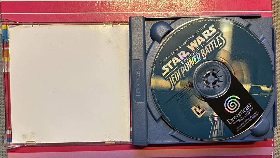 STAR WARS JEDI POWER BATTLES SEGA DREAMCAST PAL ESPAÑA RARO LEER - Imagen 4 de 4