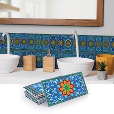 16Pcs Tile Stickers 8" x 4" Peel Stick Kitchen Backsplash - Decorative Wall...