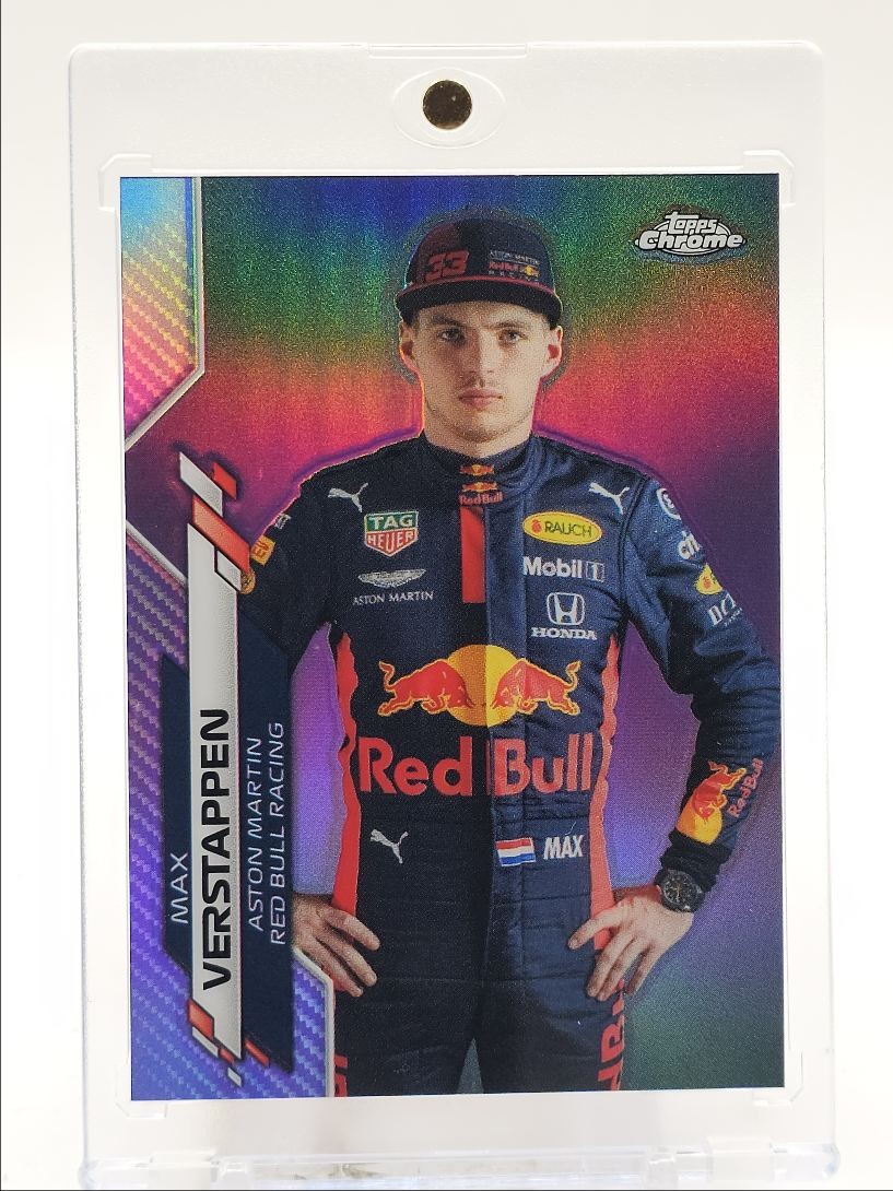 MAX VERSTAPPEN 2020 TOPPS CHROME F1 PURPLE REFRACTOR #6 /399 Q3562