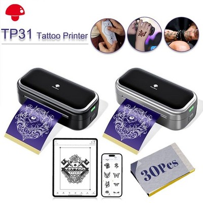 Phomemo TP31 Tattoo Drucker, Bluetooth Tattoo Schablonendrucker, Thermodrucker