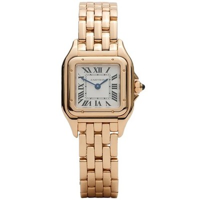 Cartier Panthere De Cartier White Dial Rose Gold Quartz Ladies Watch WGPN0040
