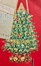 LeeWards MINI JEWEL TREE Makes 1 Vintage Sequin Bead Christmas Ornament Kit NOS