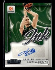 Laurynas Birutis 2025-26 Panini Contenders EuroLeague Ink Auto 65/99 [wyf32