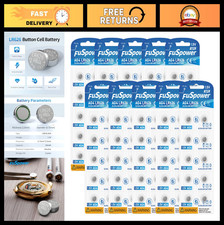 High-Capacity 1.5V Alkaline Coin Cell Batteries - SR626SW AG4 LR626 376 377 100