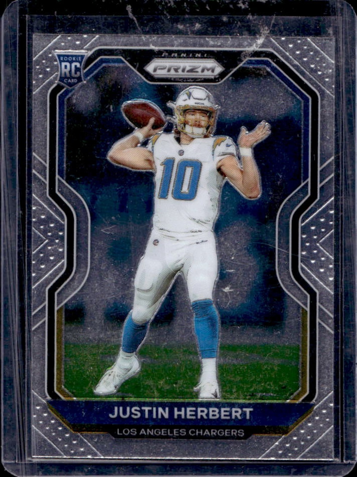 2020 Prizm Justin Herbert RC Rookie #325 Chargers