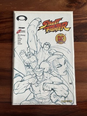 Street Fighter #0 Dynamic Forces Exclusive Sketch Cover NM Image Comics 2003 COA