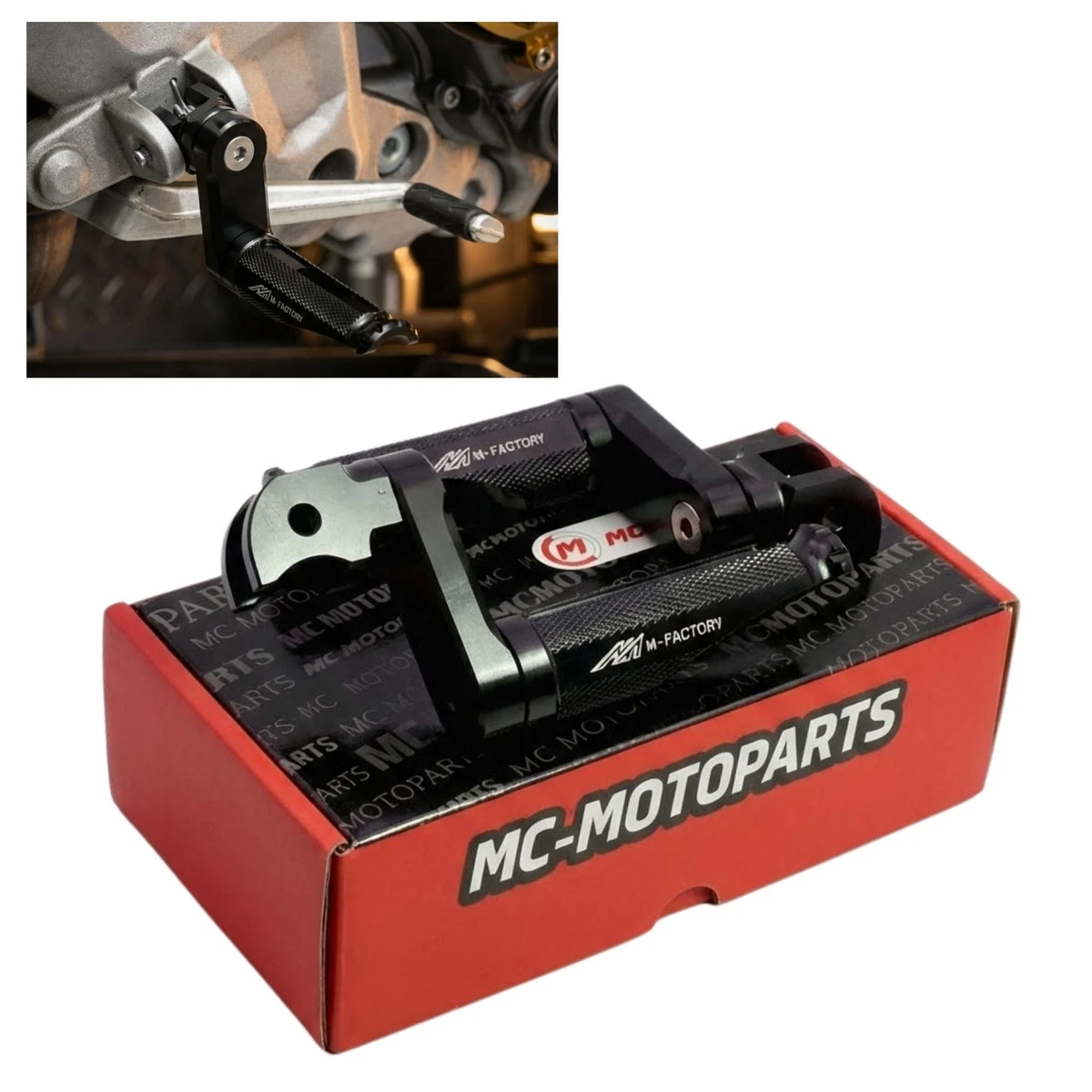 M-FACTORY Motorcycle Foot Pegs & Pedal Pads for sale | eBay