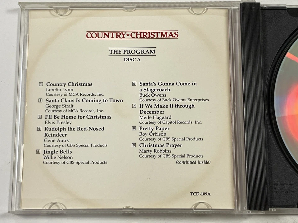 Time Life Country Christmas 2 CD 50 Songs George Strait Willie Nelson Buck Owens Foto 4 de 4
