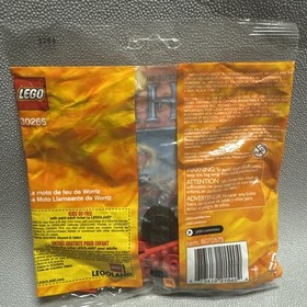 LEGO Legends of Chima 30265 Worriz Fire Bike (polybag) New 31pc Orange Retired