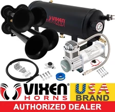 TRAIN HORN KIT FOR TRUCK/CAR/PICKUP LOUD SYSTEM /1.5G AIR TANK/200PSI/4 TRUMPETS