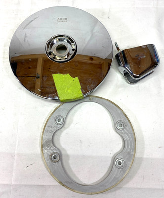 AXOR Hansgrohe Chrome Shower Valve Trim Escutcheon Plate with Shover Handle