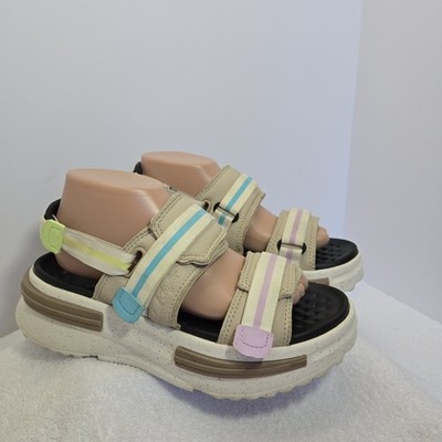 Womens 8 Converse Run Star Utility CX Sandal A07611C Nutty Granola Citron Chucks