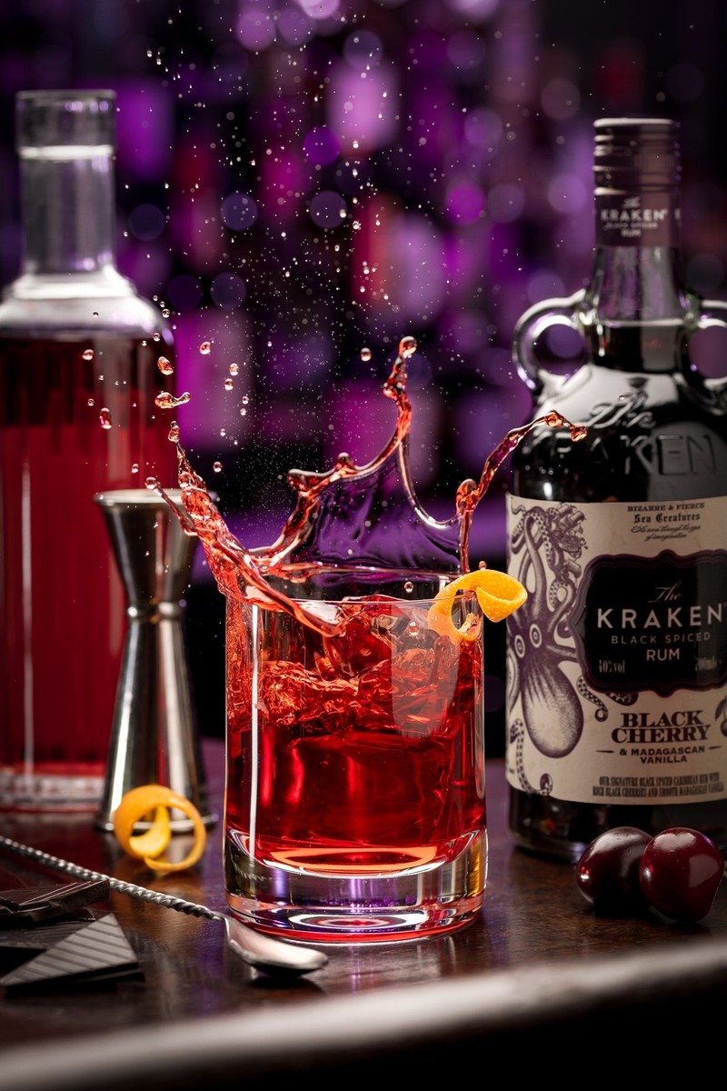 Kraken - Black Cherry & Madagascan Vanilla Black Spiced Rum 70cl