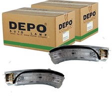2X DEPO LED BLINKER SATZ WEIß AUßENSPIEGEL passend für TOYOTA AVENSIS