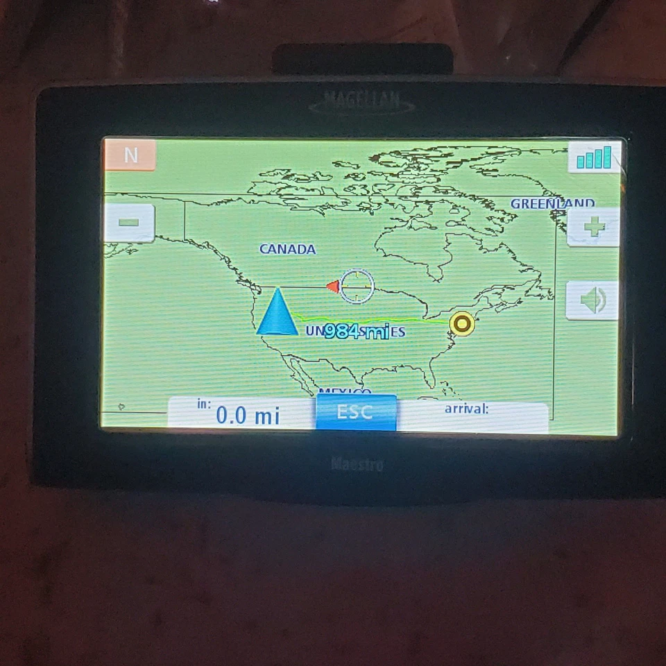 Magellan Maestro 5310 GPS Vehicle Navigation 5" Color Screen USA CANADA PR *FLAW - Image 3 of 4
