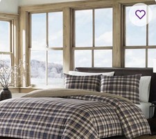 Eddie Bauer Port Gamble Indigo Cotton Duvet Cover Set