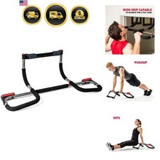 Multi Gym Doorway Pull Up Bar and Portable Fitness System for Adults