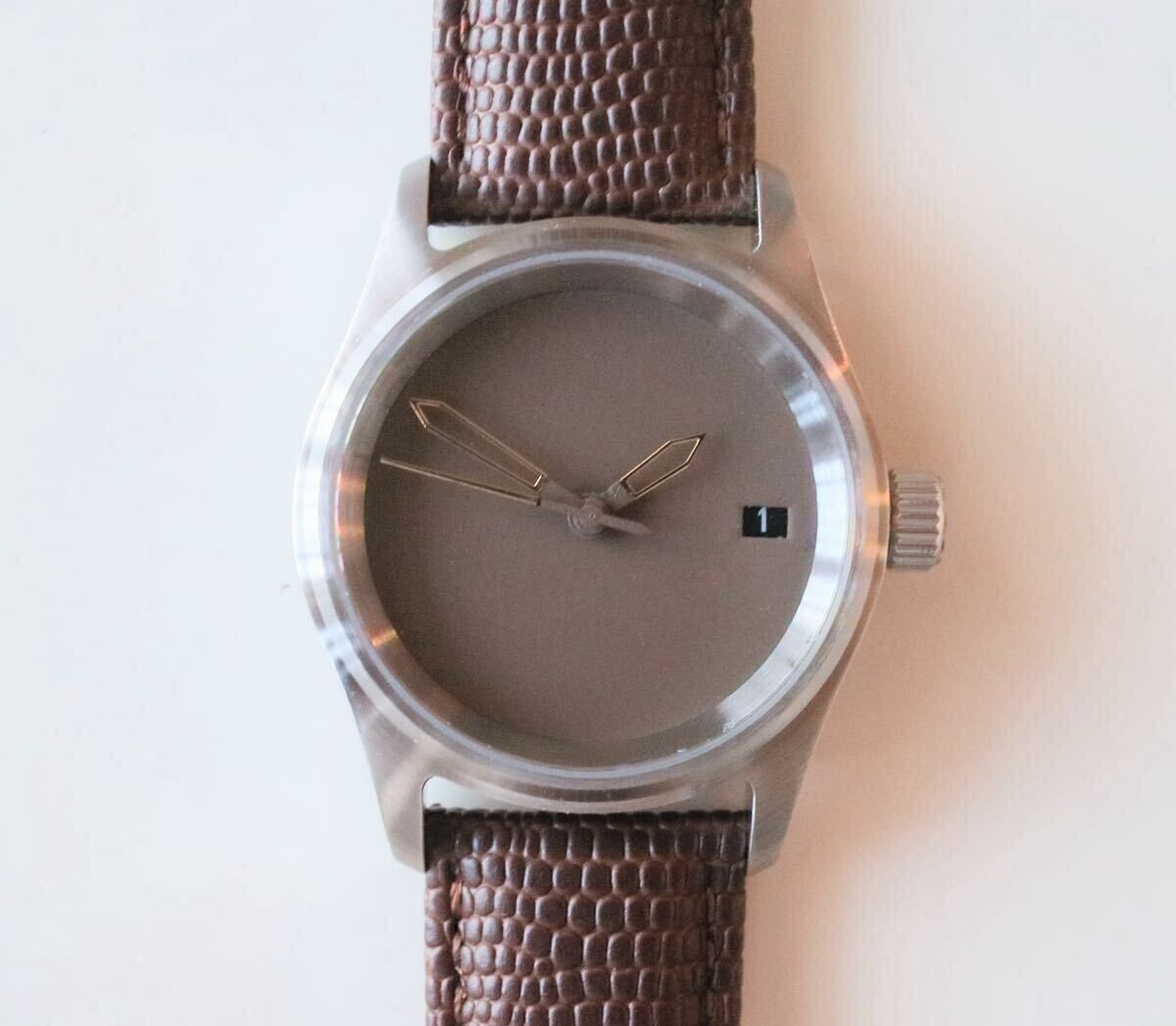 Brand New Seiko NH35 Automatic Watch with Brown Dial - Original Design