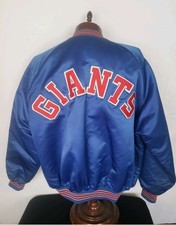     Vintage Chalk Line New York Giants XL Starter Style Spellout Jacket EUC