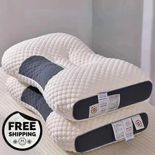 Neck Cervical Orthopedic Massage Pillow For Better Sleep Pain Relief Massage