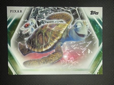 Topps 2026 Disney Neon Snow Cap Parallel Finding Nemo Crush & Squirt #82