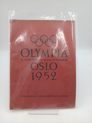 Sammelbilderalbum Olympia Oslo 1952 VI Winterspiele 14. - 25. Februar Kölner Sta
