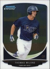 2013 Bowman Chrome Mini Baseball Card #295 Thomas Milone 