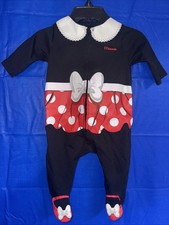 Disney Minnie Mouse Baby Girl 0-3 Months Sleeper One Piece Outfit 297