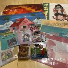 Bulk sale of Dragon Ball goods: playing cards, glass plates, acrylic