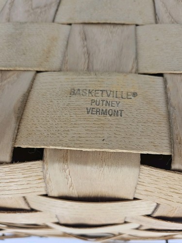 Basketville Picknickkorb bemalt Texas Gürteltier Bluebonnet Blumen Putney VT - Bild 13 von 15