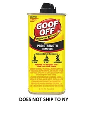 Goof Off Professional Strength Latex Paint and Adhesive Remover, 6 fl. oz.