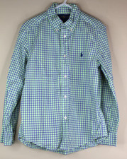 Ralph Lauren Boys Polo Long Sleeve Button Up Size 7