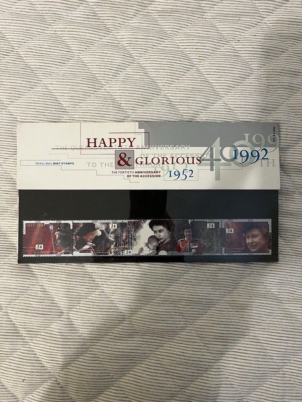 Royal Mail Presentation Pack Mint Stamps Happy & Glorious Vintage Gift Idea