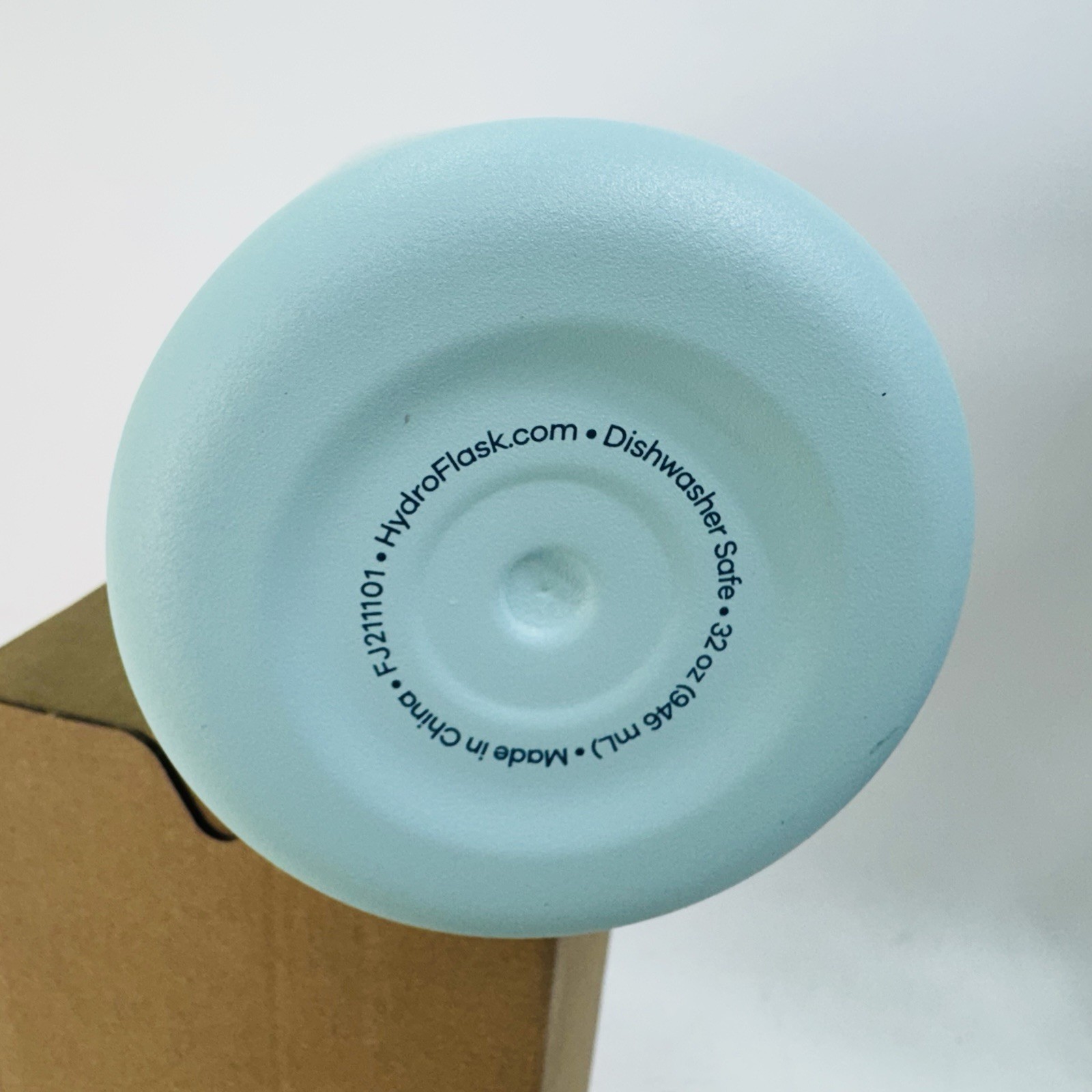 2X  Hydro Flask 32oz Wide Mouth Straw Water Bottle Vacuum-Insulated Polar Plunge