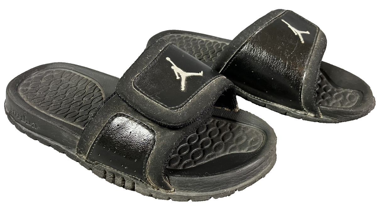 Nike Air Jordan Hydro 2 Slides Black/Metallic Silver SIZE 7.5 | eBay
