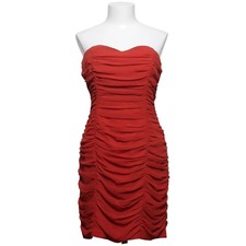 H&M, Cocktailkleid, Größe: 42, Rot, Baumwolle/Elasthan/Polyester, Einfarbig #kIk