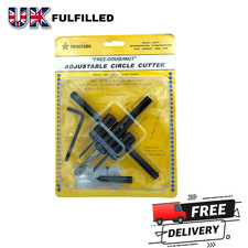 Adjustable Hole Saw Circle Cutter for Wood (1-3/16" to 4-3/4"/30mm to 120mm)-UK