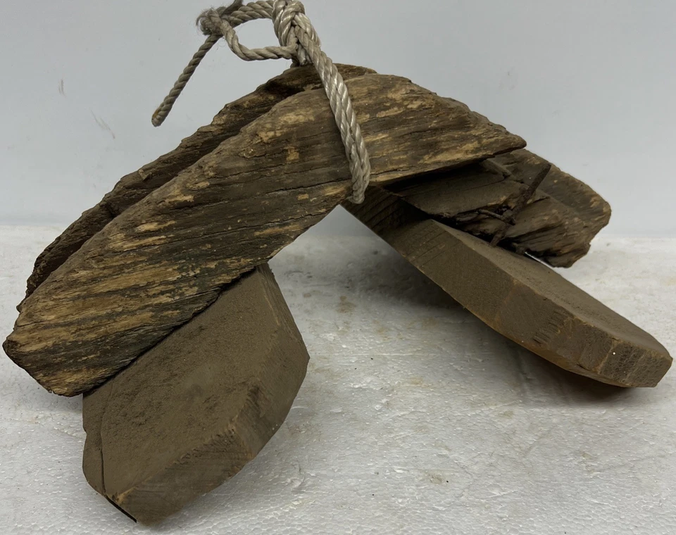 Primitive Wooden Pack Saddle Frame Mule Horse Antique Rustic Tenant Farmer Dusty - Image 3 of 4