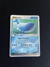 Wailord ex 100/100 DMG Holo Rare Vintage Pokémon Karten Ultra Rare