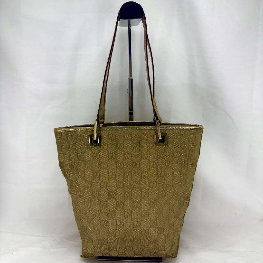 Gucci GG Gold Tote Shoulder Bag 6342 Japan Import