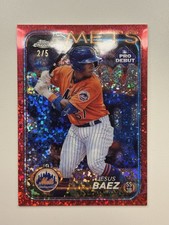 Jesus Baez Topps Chrome Pro Debut RED #/5 RC Mets SSP Rookie RC