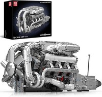V8-Biturbo-Motor Bausatz Mould King 10168 2899