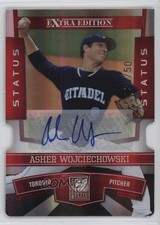 2010 Donruss Elite Extra Edition /50 Asher Wojciechowski #6 Auto 15ry